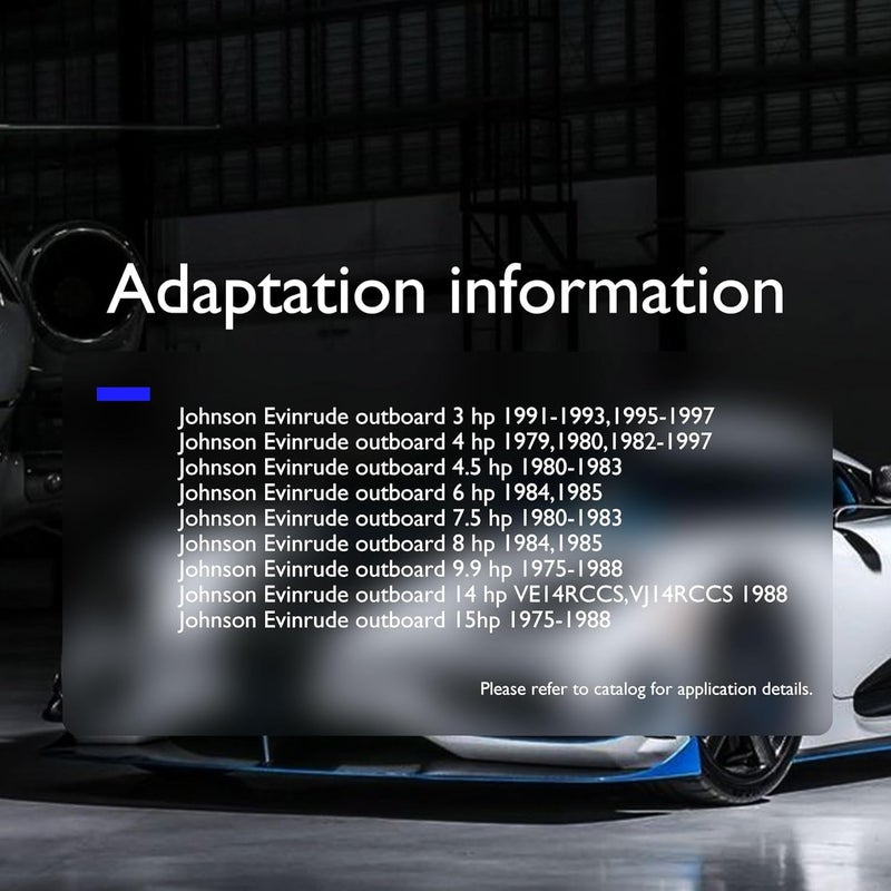 OXCANO 398453 Carburetor Rebuild Kit Compatible with Johnson Evinrude OMC outboard, ohnson Evinrude OMC 3HP 4HP 4.5HP 5HP 6HP 7.5HP 8HP 9.9HP14HP 15HP boat motor engine fuel pump system - Image 2